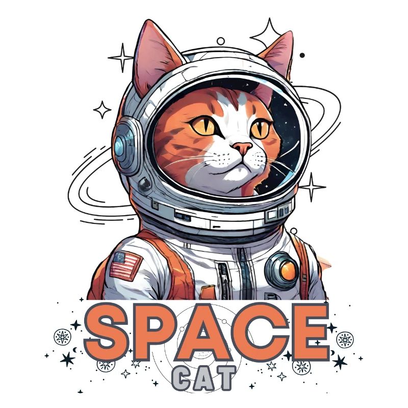 Astronaute Chat de l’Espace