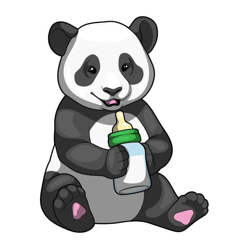 Panda Biberon de lait pour bébé