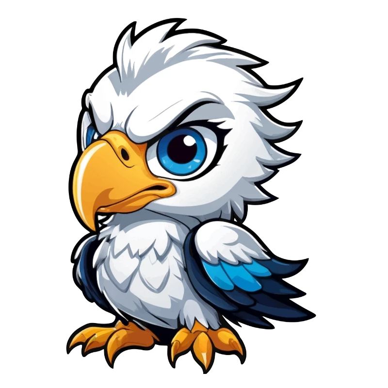 Poussin aigle effronté