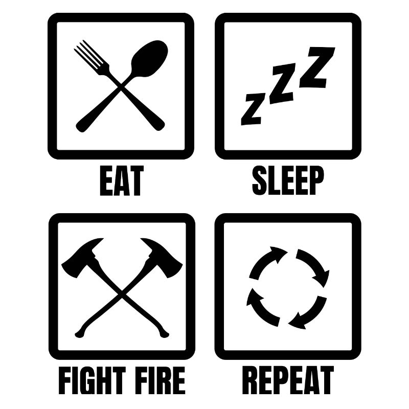 Routine quotidienne des pompiers