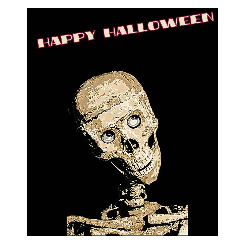 Skeleton funny for Halloween