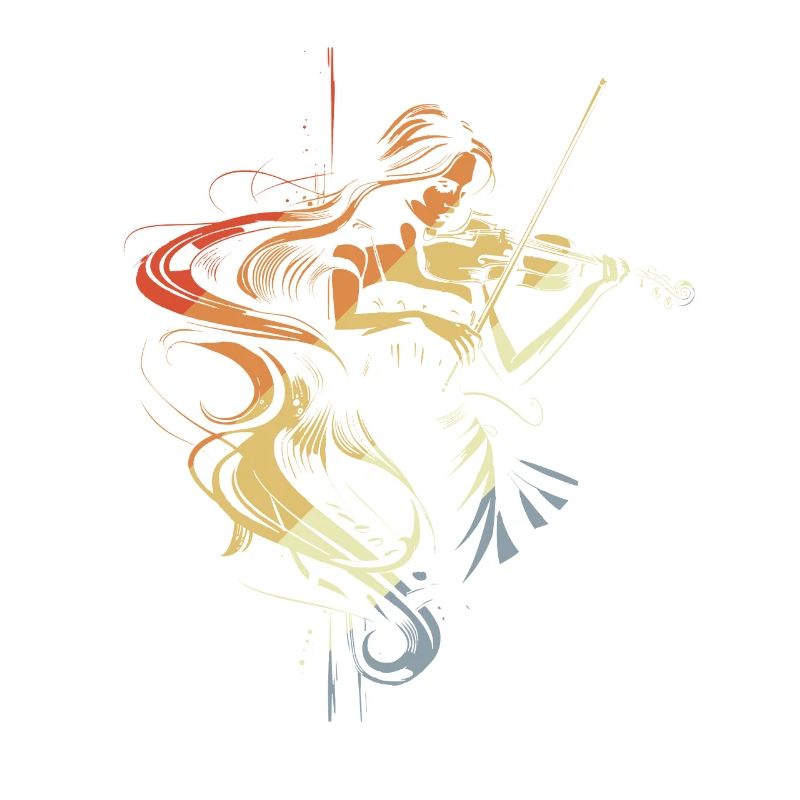 Fille violon