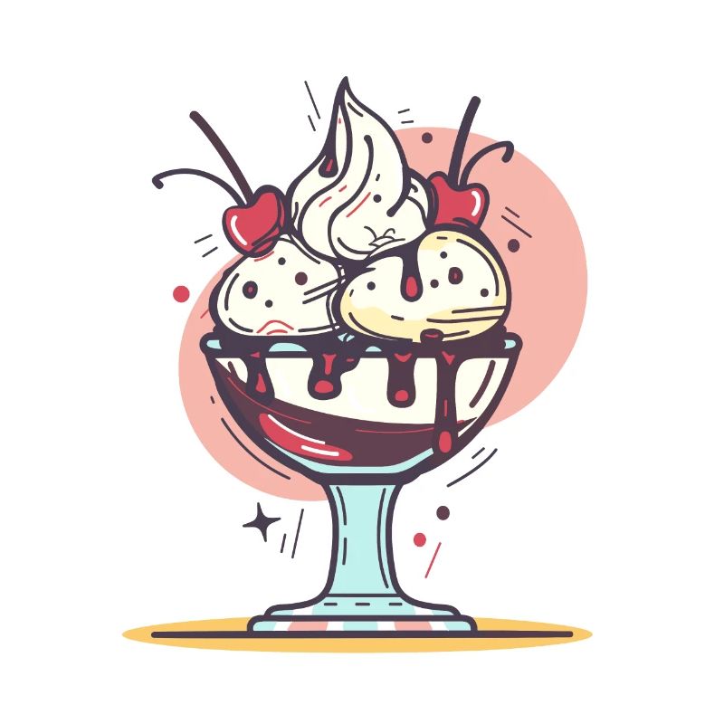 Eiscreme Grafik