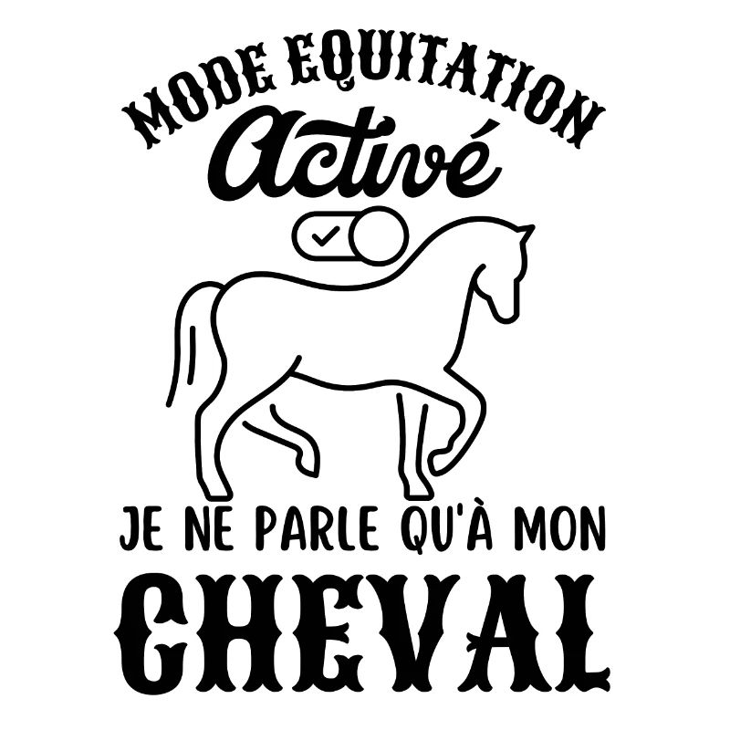 Mode équitation activé