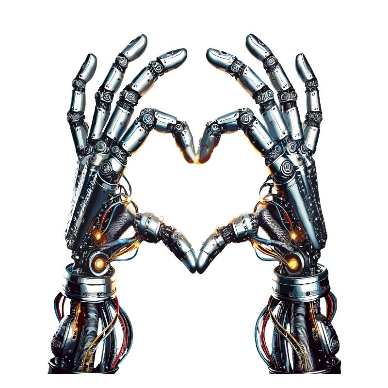 Robot Heart Hands - Cyborg Lovehands