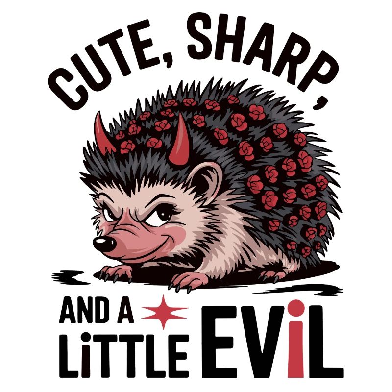 Cute, Sharp, and a Little Evil Hedgehog