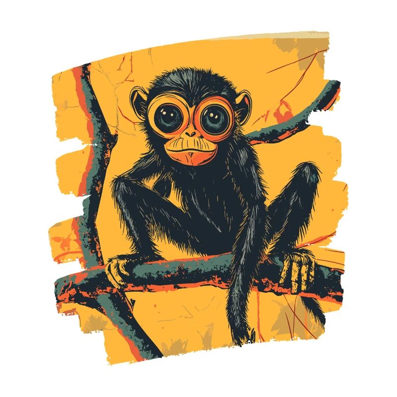 Spider Monkey Retro