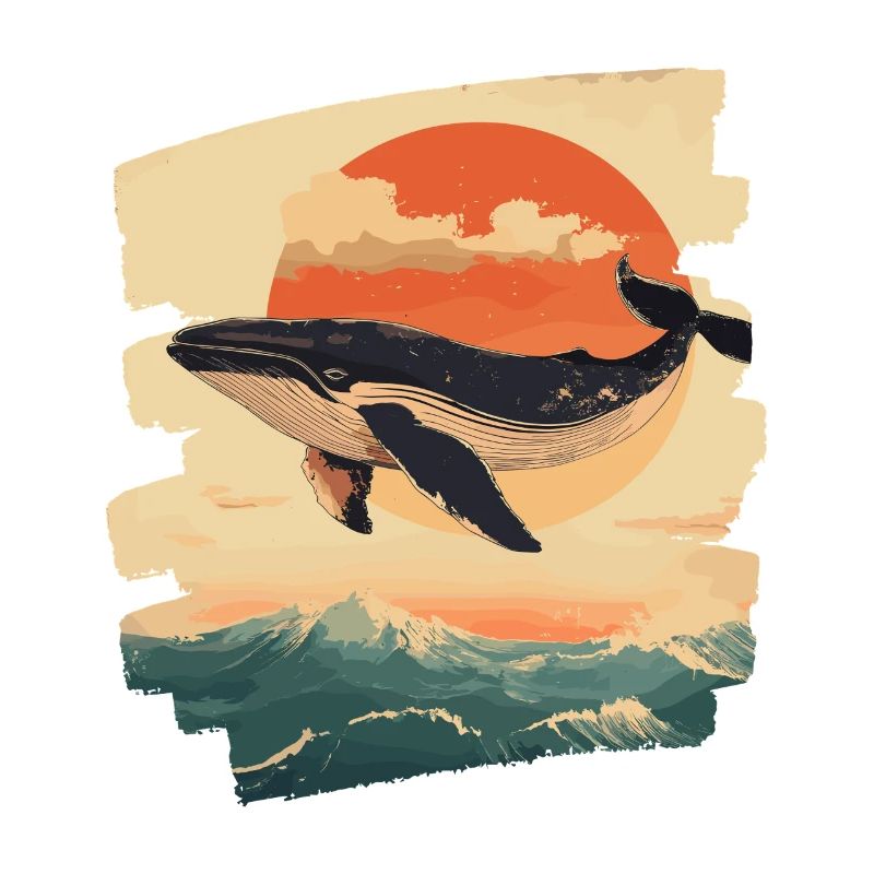 Whale Retro
