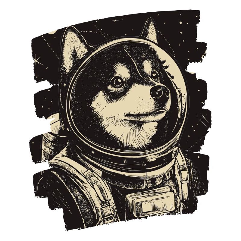 Astronaute husky