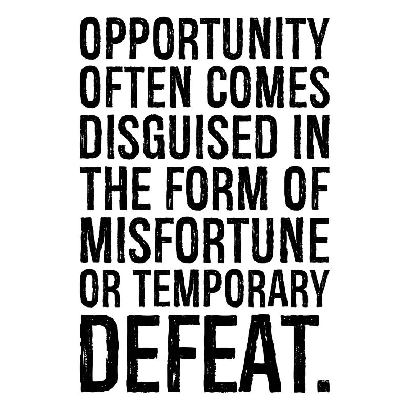 L’opportunité se présente souvent sous la forme