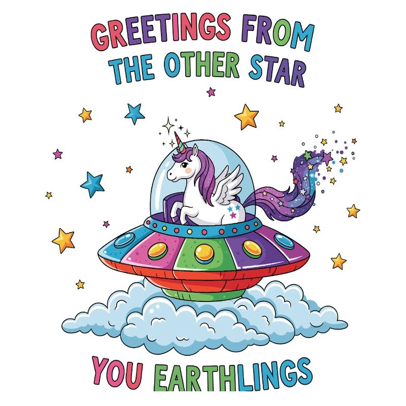 Licorne vue de l’espace
