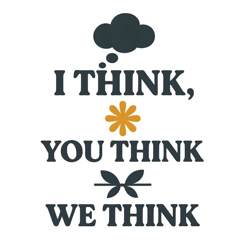 Funny Quote, I think we think 