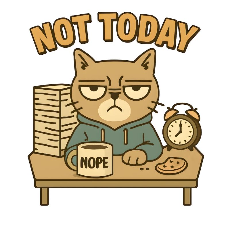 Eigensinnige Katze