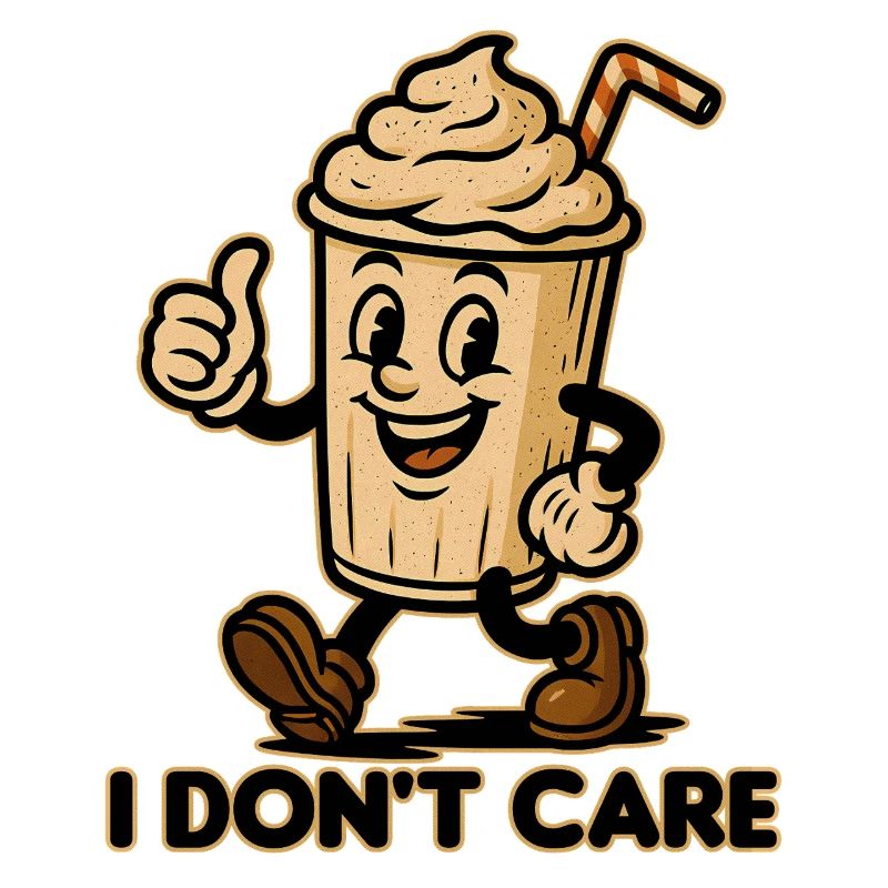 Humorous coffee mug with saying