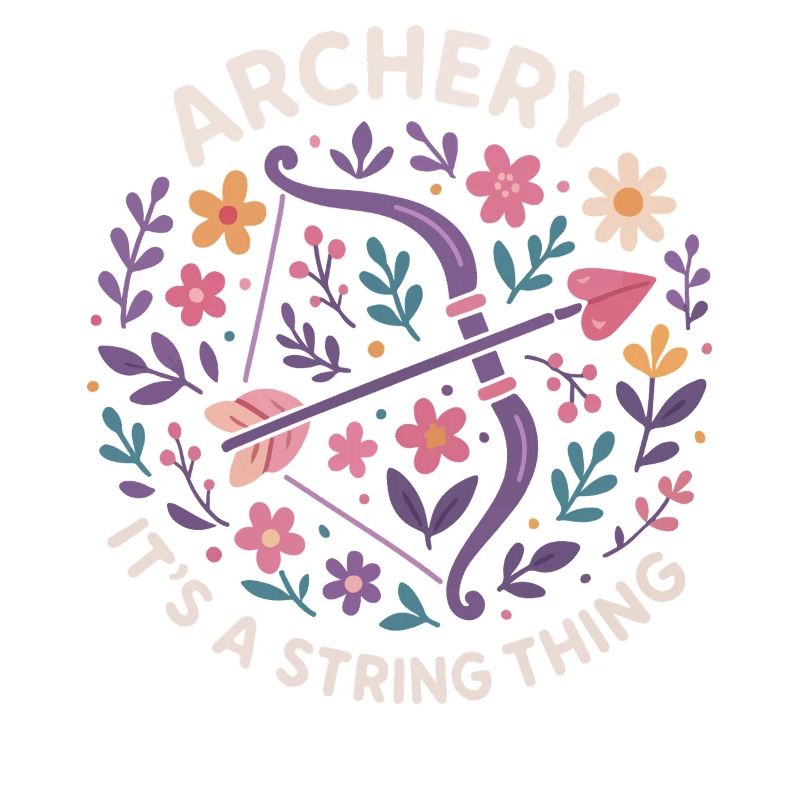 Tir à l'arc Une question d'archer de corde d'arc