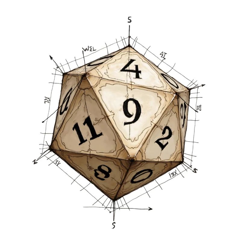 Cube D11 – Plan dessiné de dessins animés