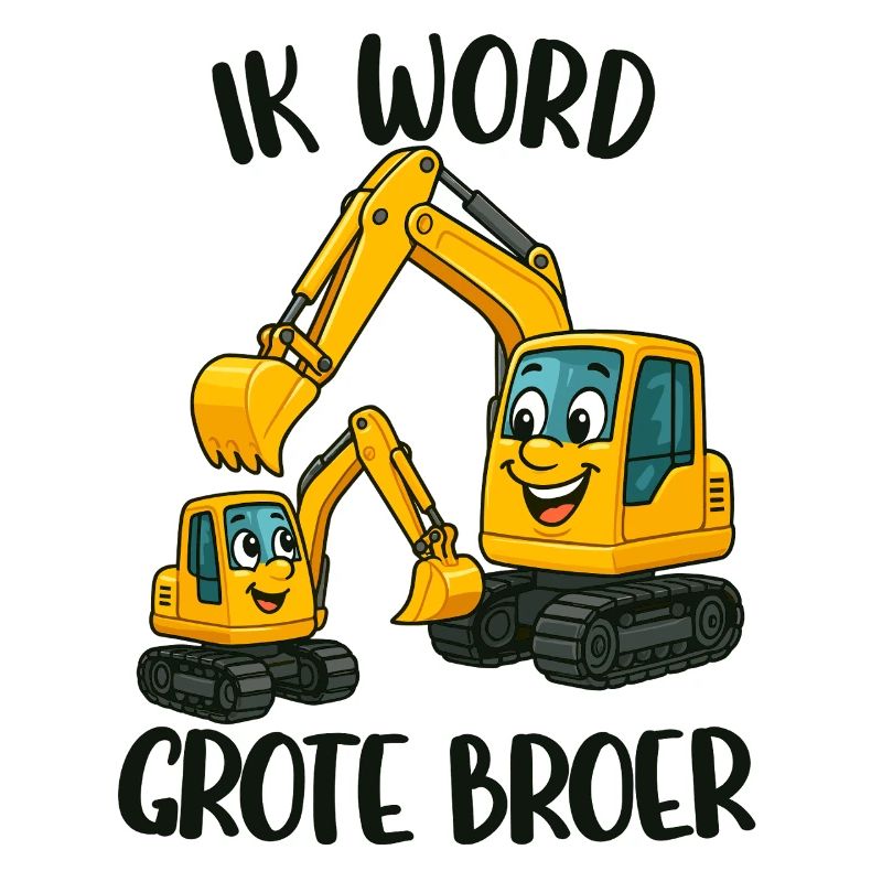 Großer Bruder, ich werde großer Bruder, Bagger