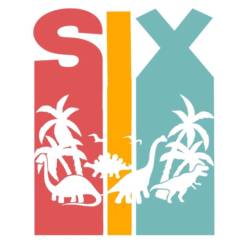 6. Geburtstag Dinosaurier 