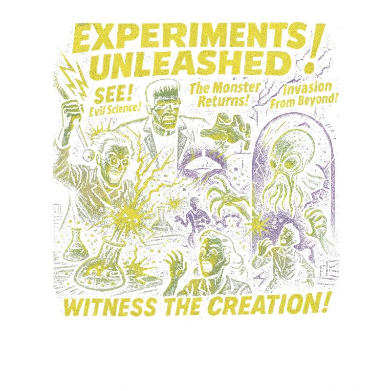 Experiments Unleashed Lab Movie Poster Halloween