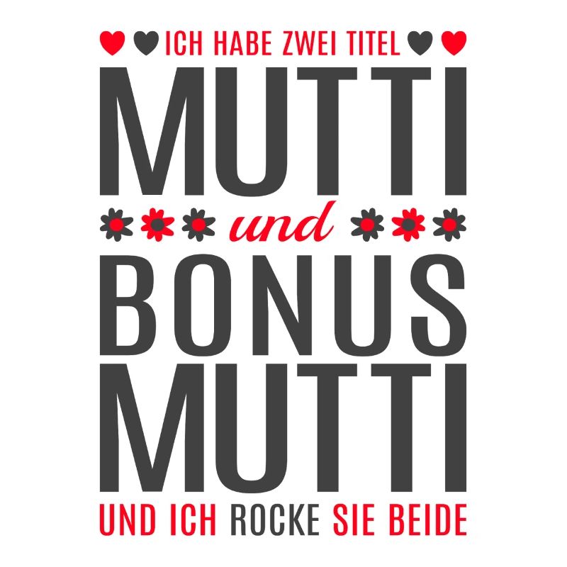 Mama Mutti Mutter Bonus Mutti Muttertag Geschenk
