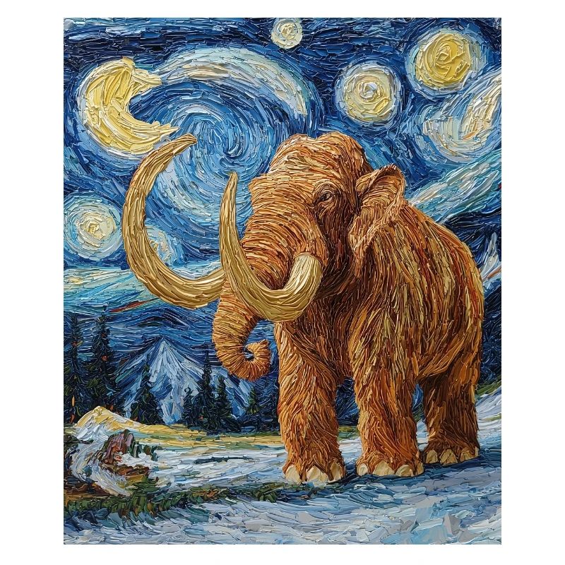 Mammoth Van Gogh Starry Night