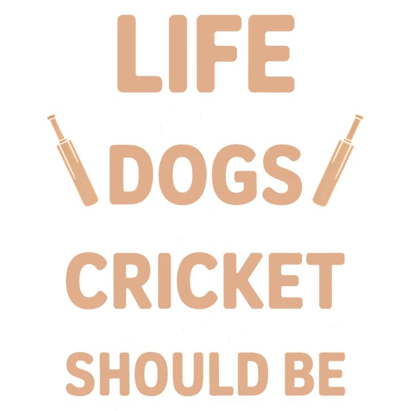 Cricket Spruch Hunde Lustiges Cricket Geschenk
