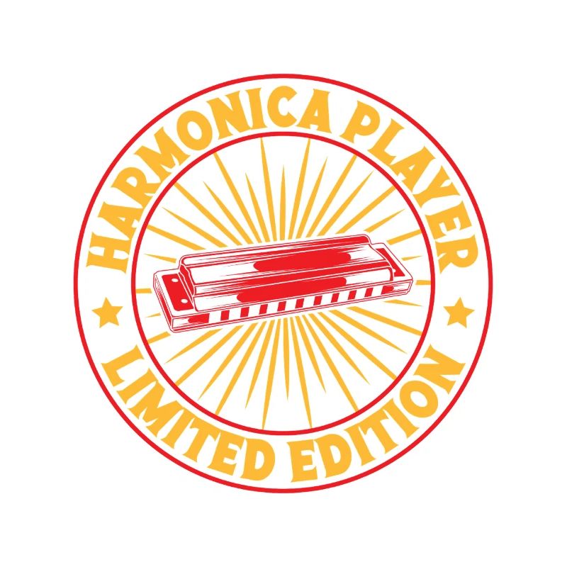 Funny Harmonica Player LImited Edition Harmonica