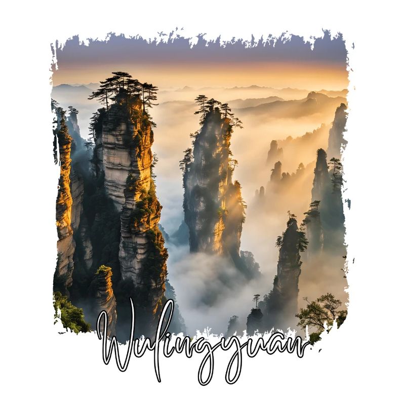 Wulingyuan Aquarell, Wulingyuan China