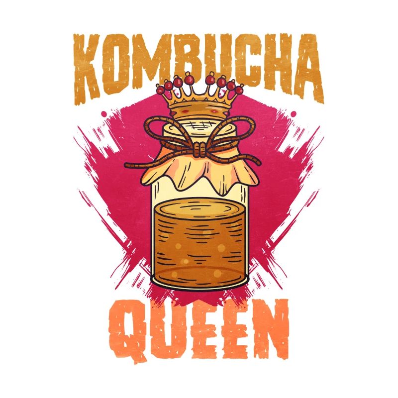 Kombucha Queen Logo – Fermentation Art