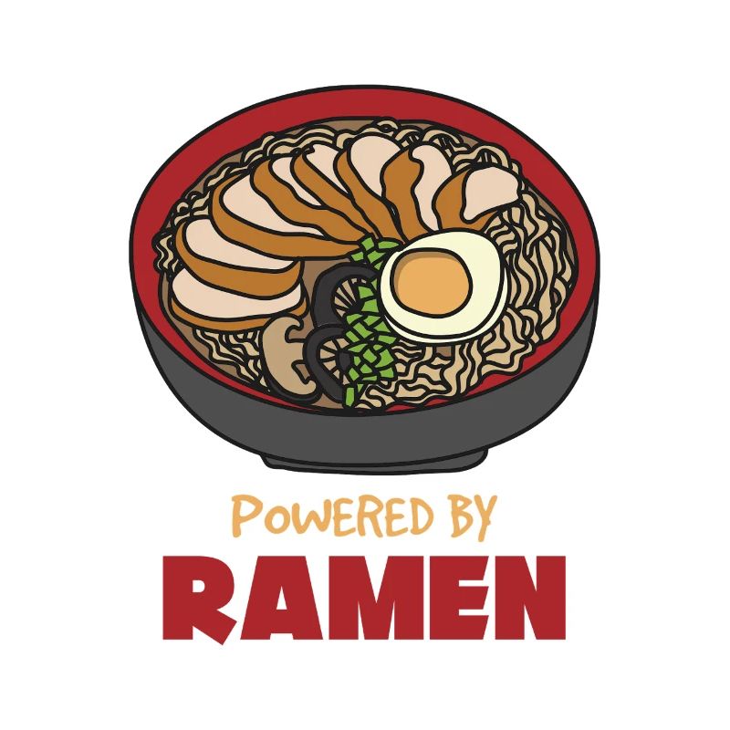 Propulsé par Ramen – Funny Ramen Design
