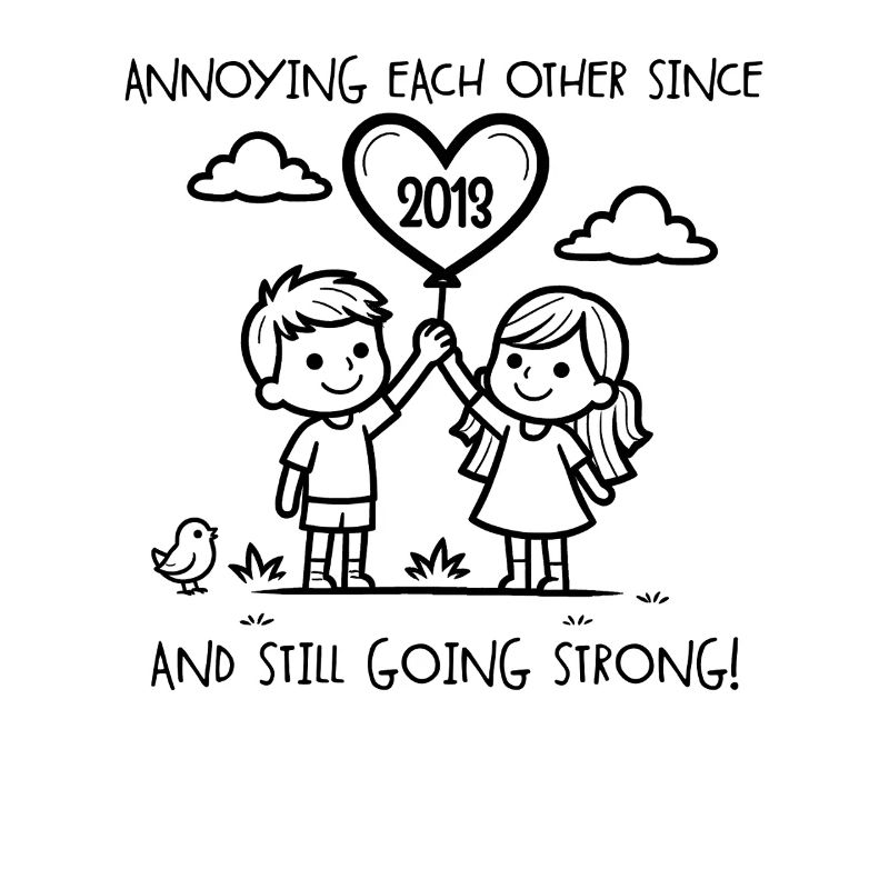 We've been bugging each other since 2013