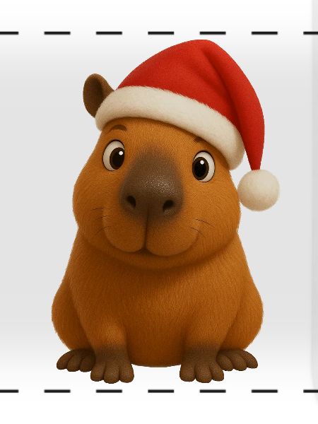Capybara Weihnachten