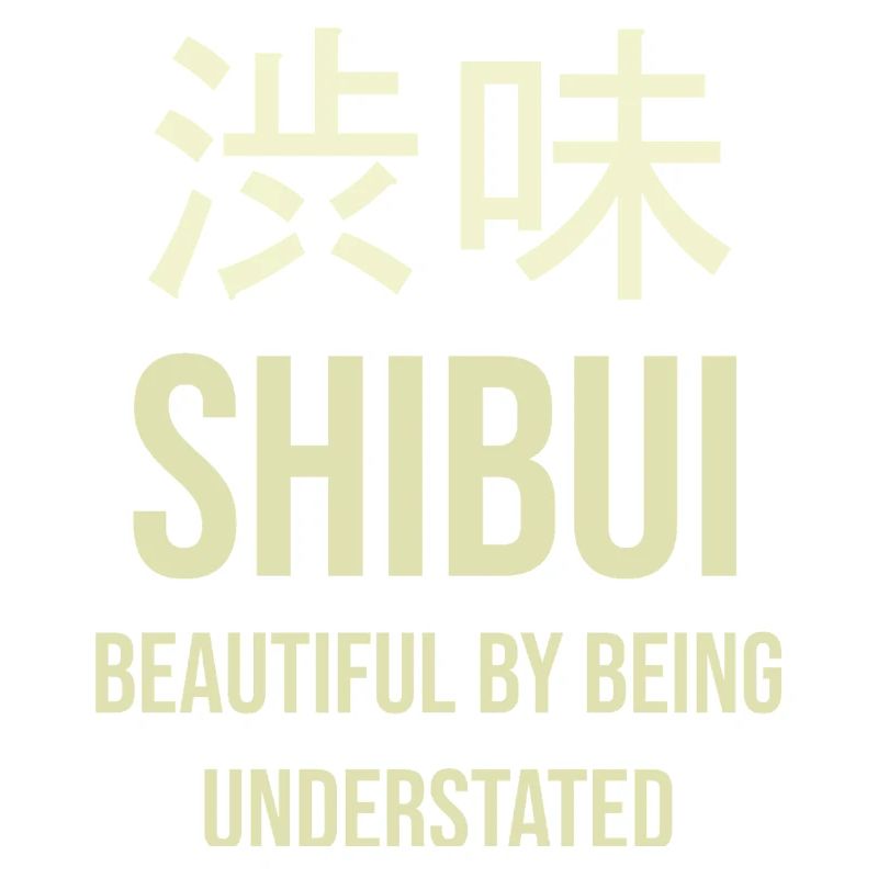 Shibui Schlanker Minimalismus