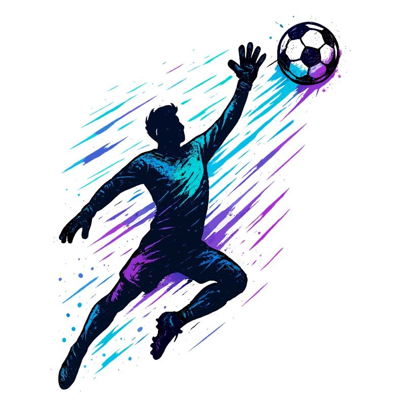 Soccer Goalkeeper Parade Dynamic Action