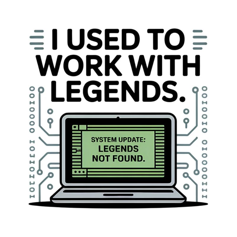 J’avais l’habitude de travailler avec les légendes Cadeau d’adieu pour collègue