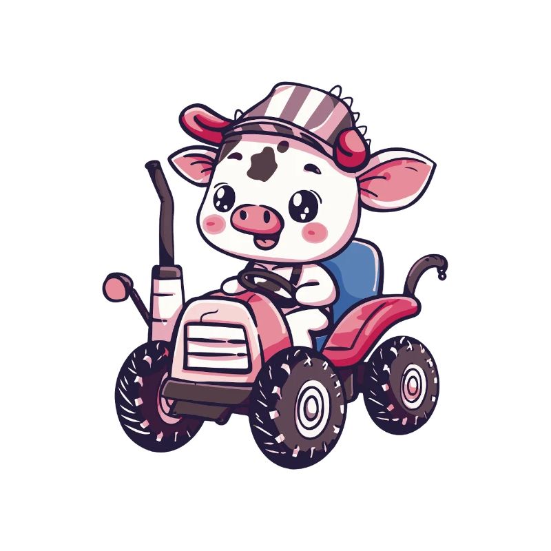 Kuh Traktor Farmer