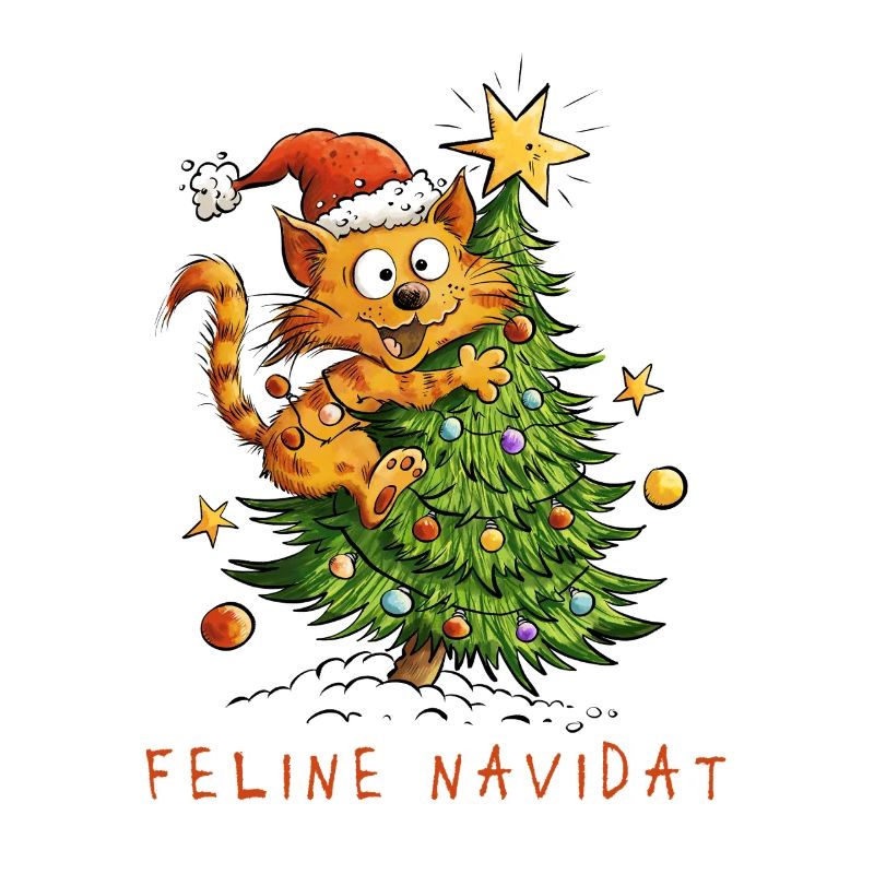 Feline Navidad Christmas Cat