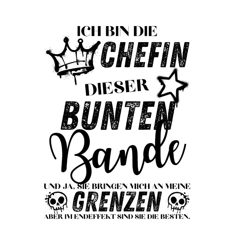 Anführerin der bunten Bande – Chefin Geschenkidee