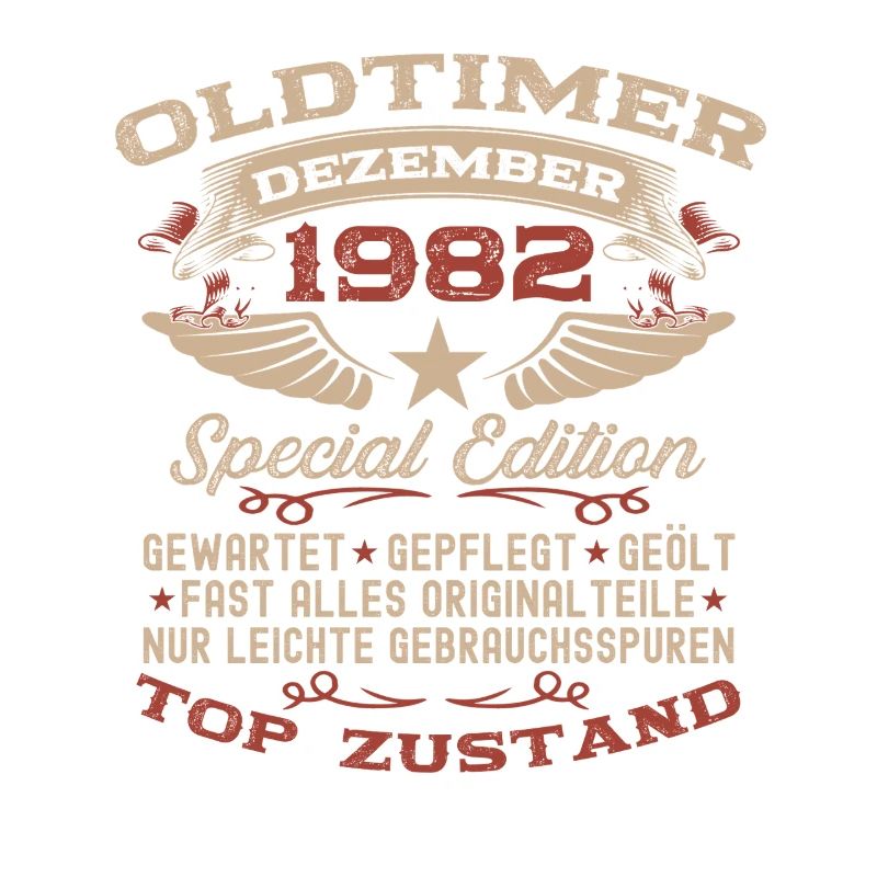 43. Geburtstag Geschenk Oldtimer Dezember 1982