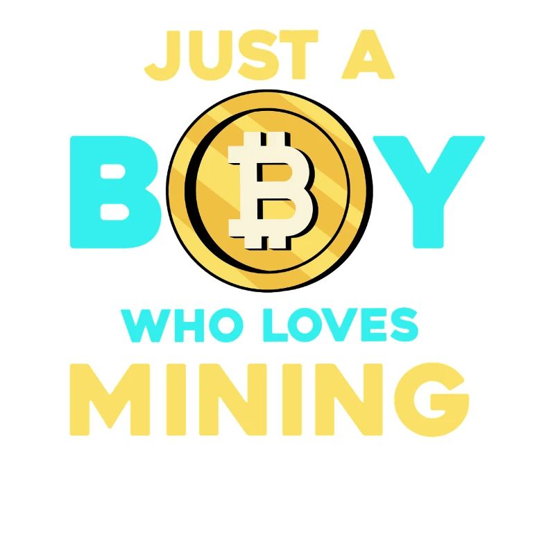 Krypto Mining Junge – Bitcoin Leidenschaft