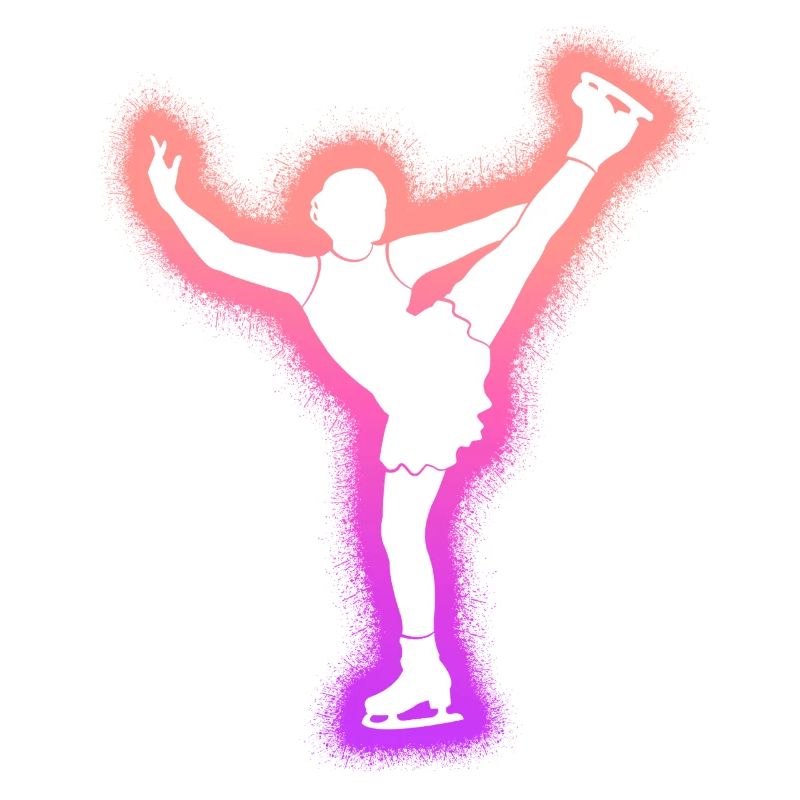 Eiskunstläuferin Eislaufen Mädchen Eiskunstlauf