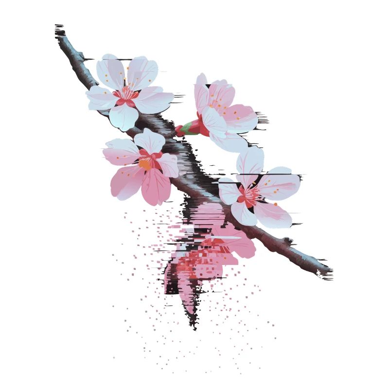 Succursale d’art bug de Cherry Blossoms