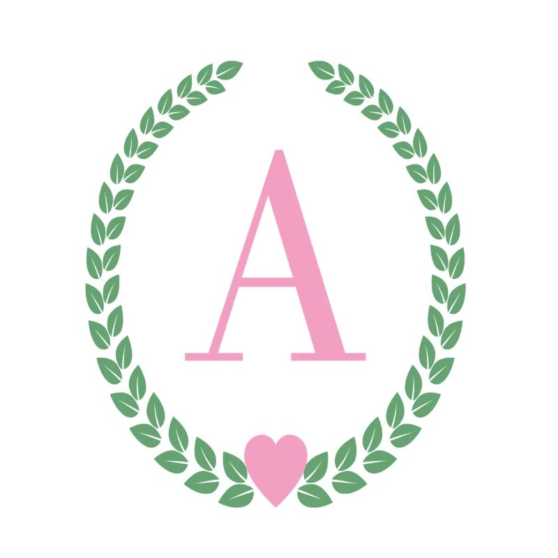 Letter A monogram