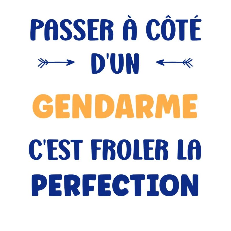 Nahe an der Perfektion in der Nähe eines Gendarmen
