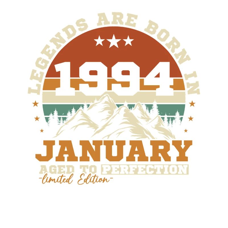 Januar 1994 Vintage-Retro-Geburtstagsgeschenk