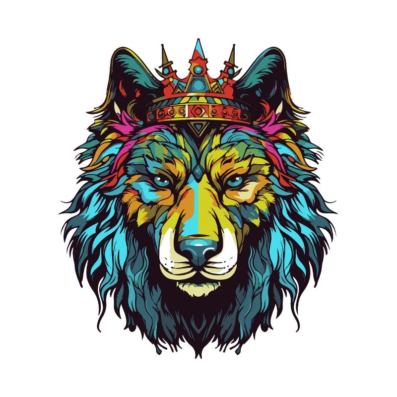 Wolf Comic Crown
