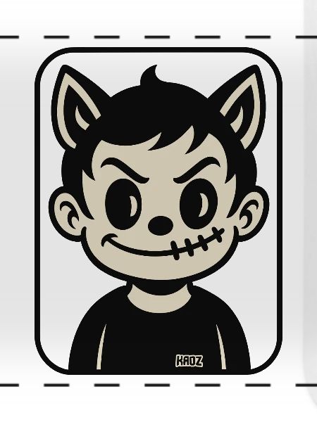 Stichwolf Maskottchen