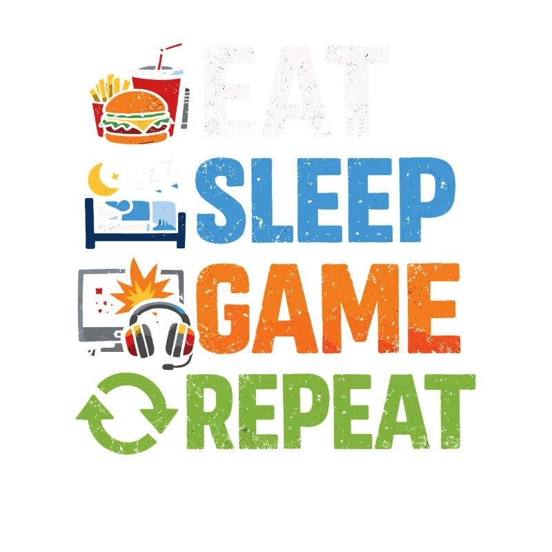 Eat Sleep Gaming Repeat