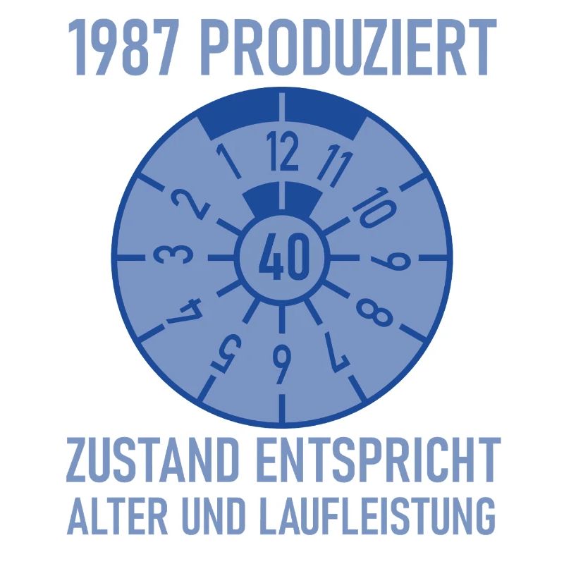 1987 Geboren 40. Geburtstag Auto Tuning