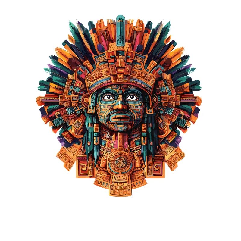 Aztec Fire Mask